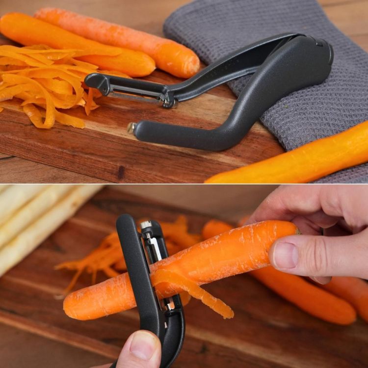 Westmark Éplucheur double 'Peel-Star Alu' (Black Edition) - Panache (Koksijde)