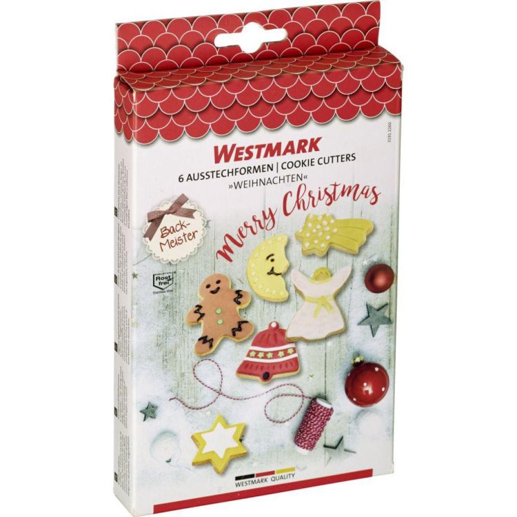 Westmark Kerst 6- delige koekjesset (Grijs) - Panache (Koksijde)