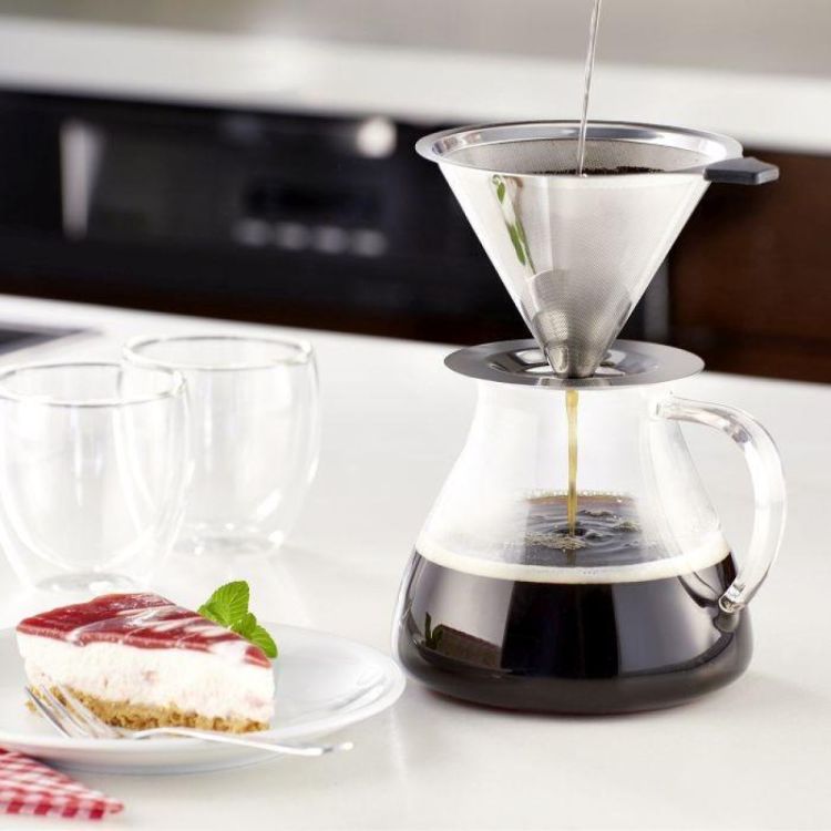 Westmark Koffiefilter 'Brasilia' inox (Grijs) - Panache (Koksijde)