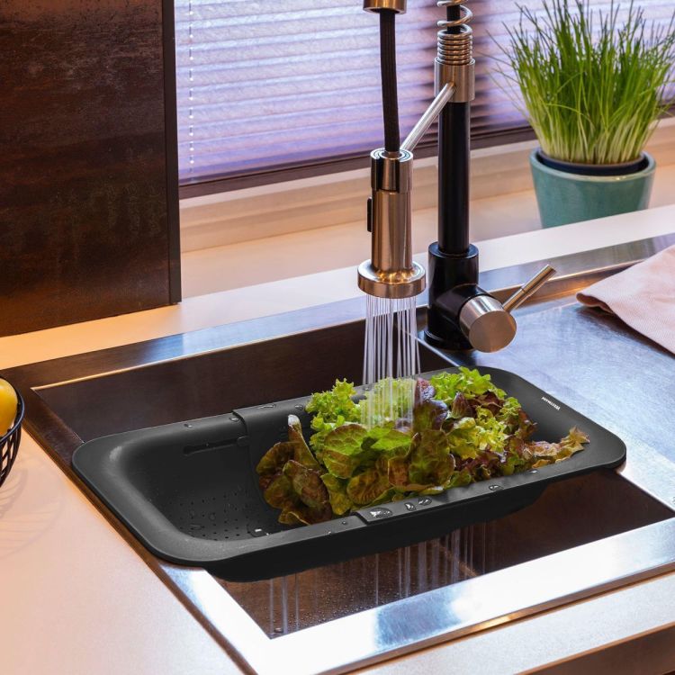 Westmark Vergiet voor gootsteen (Zwart) - Panache (Koksijde)