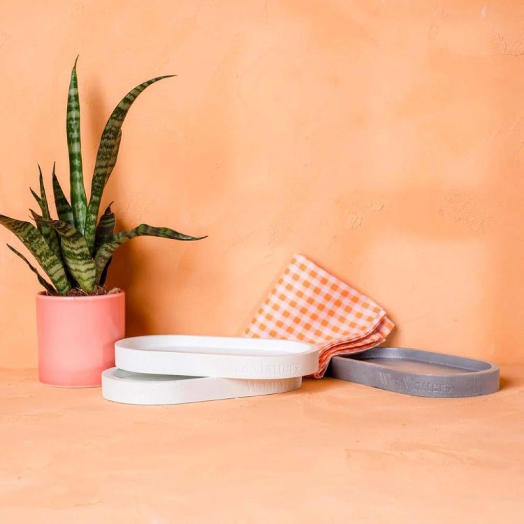 What Matters Betonnen schaaltje (Wit) - Panache (Koksijde)