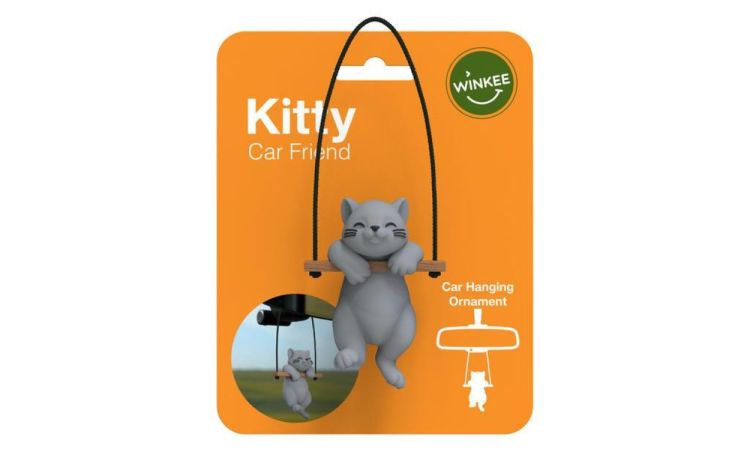 Winkee Suspension Voiture Chat (Grijs) - Panache (Koksijde)
