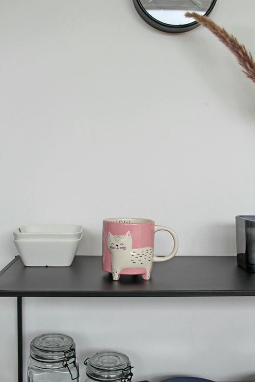 Winkee Cute Cat Mug (Roze) - Panache (Koksijde)