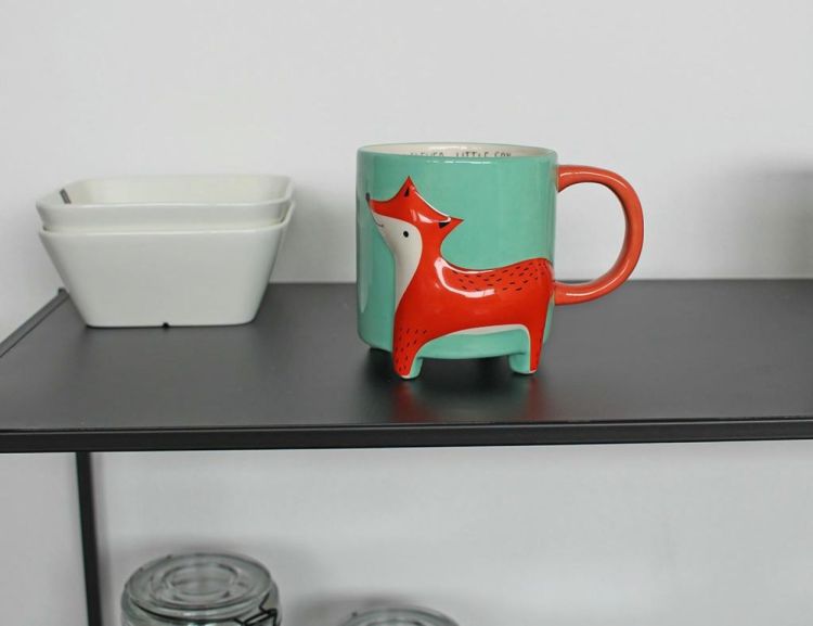 Winkee Cute Fox Mug (Blauw) - Panache (Koksijde)