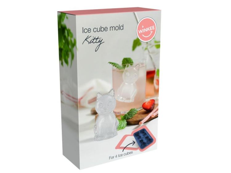 Winkee Moule à Glaçons Kitty (Blauw) - Panache (Koksijde)