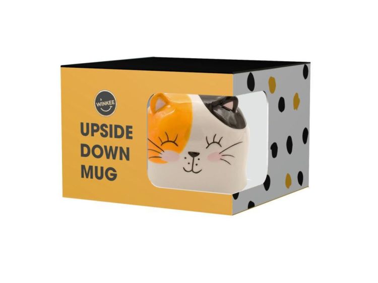 Winkee Mug Kat upside down (Multi) - Panache (Koksijde)