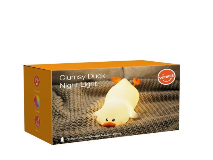 Winkee Nachtlamp Clumsy Duck (Wit) - Panache (Koksijde)