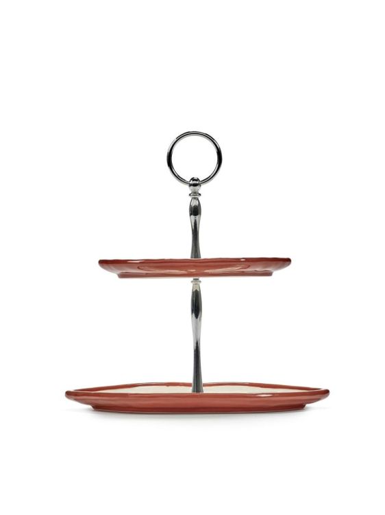 Wouters & Hendrix Cake étagère 2-laags Lips - Les Objets Mouleversants (Rood) - Panache (Koksijde)