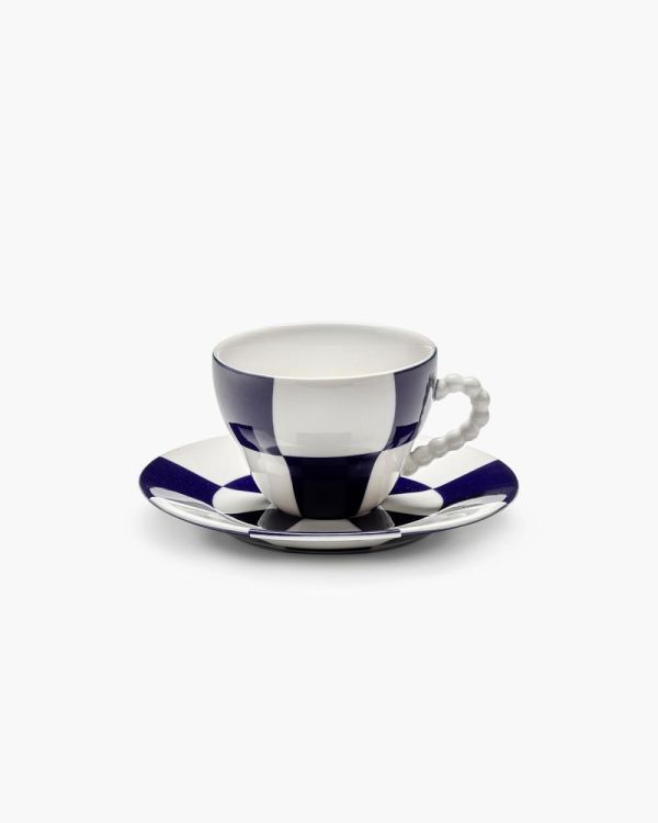 Wouters & Hendrix Cup + Saucer Fête des Bêtes (Blue/White) - Panache (Koksijde)