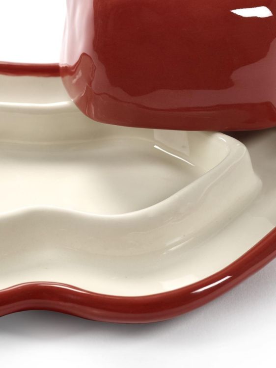 Wouters & Hendrix Schotel met deksel Lips - Les Objets Mouleversants (Rood) - Panache (Koksijde)