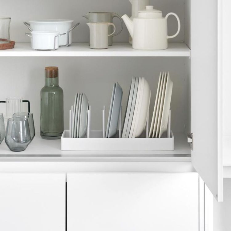 Yamazaki Deksel- en pannenhouder Tower verstelbaar (Wit) - Panache (Koksijde)