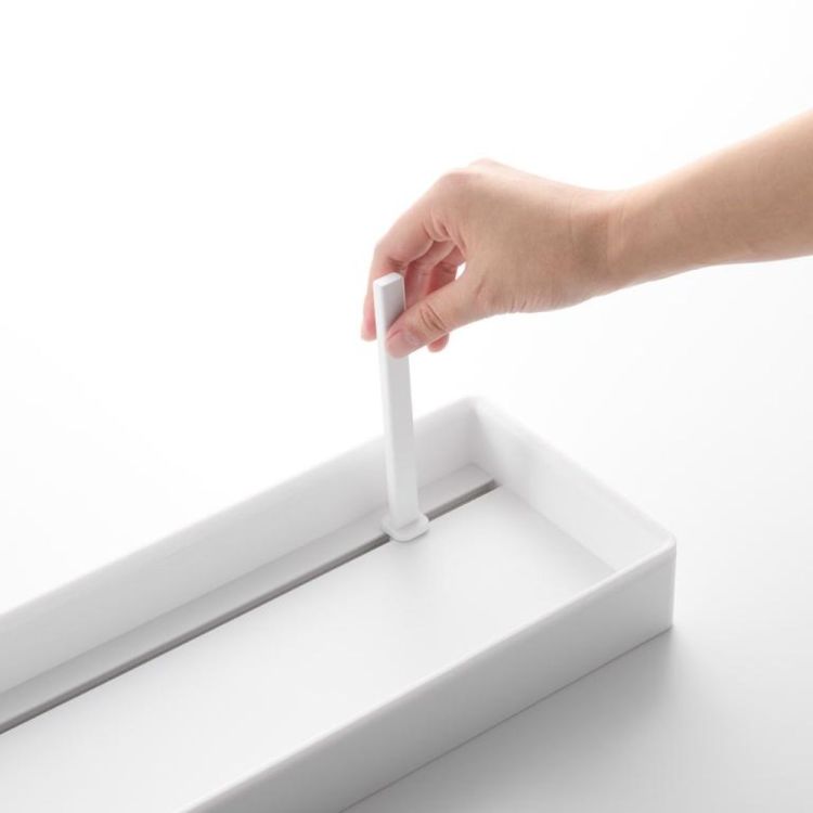 Yamazaki Deksel- en pannenhouder Tower verstelbaar (Wit) - Panache (Koksijde)