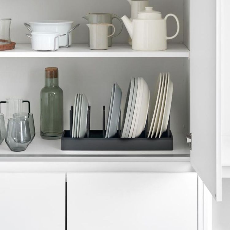 Yamazaki Deksel- en pannenhouder Tower verstelbaar (Zwart) - Panache (Koksijde)