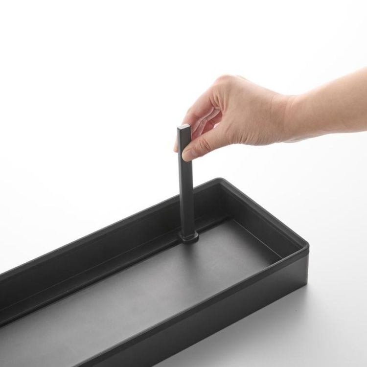 Yamazaki Deksel- en pannenhouder Tower verstelbaar (Zwart) - Panache (Koksijde)