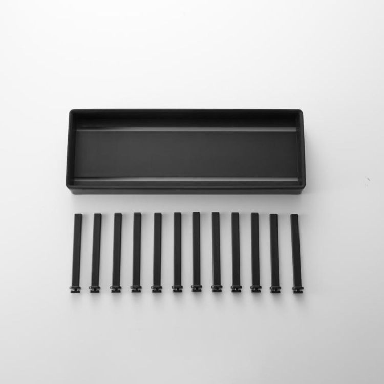 Yamazaki Deksel- en pannenhouder Tower verstelbaar (Zwart) - Panache (Koksijde)