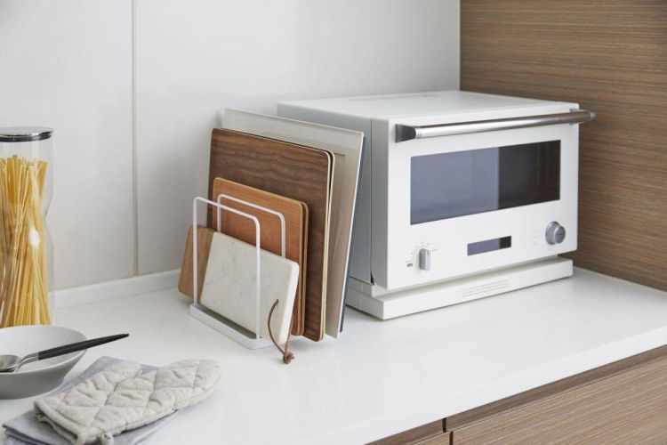 Yamazaki Support pour plateaux et planches à découper Tower (Wit) - Panache (Koksijde)