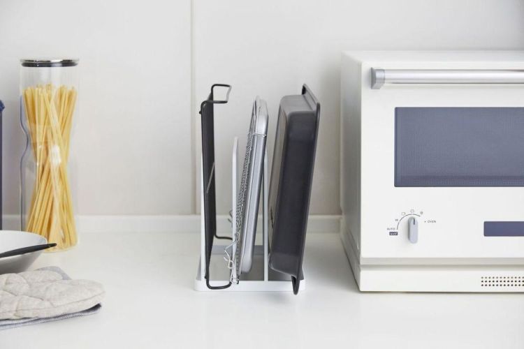 Yamazaki Support pour plateaux et planches à découper Tower (Wit) - Panache (Koksijde)