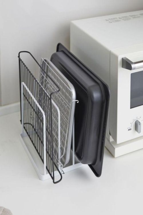 Yamazaki Support pour plateaux et planches à découper Tower (Wit) - Panache (Koksijde)