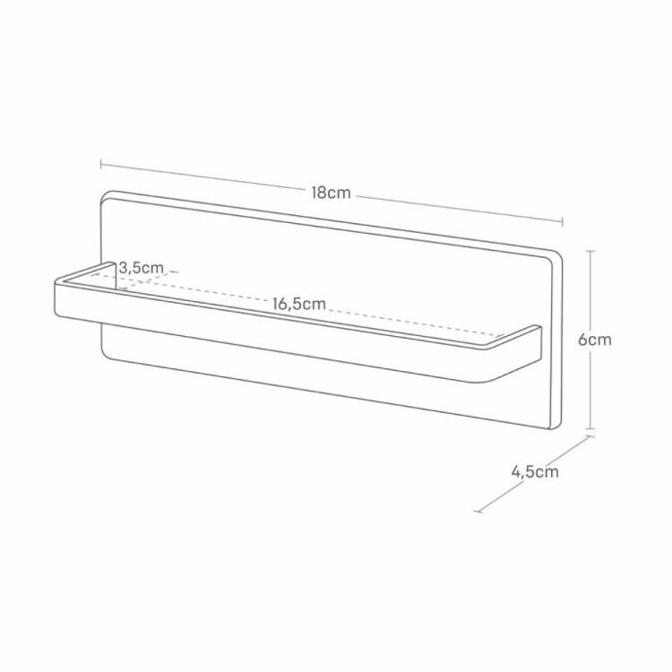 Yamazaki Handdoekhouder Film Hook Tower (Wit) - Panache (Koksijde)