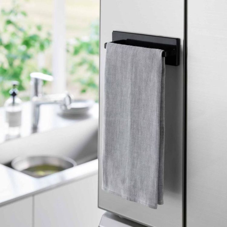 Yamazaki Handdoekhouder Film Hook Tower (Zwart) - Panache (Koksijde)