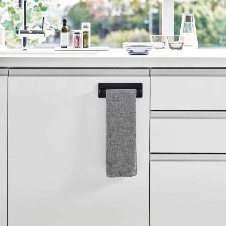 Yamazaki Handdoekhouder Film Hook Tower (Zwart) - Panache (Koksijde)