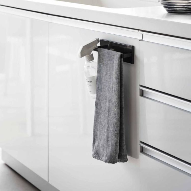 Yamazaki Handdoekhouder Film Hook Tower (Zwart) - Panache (Koksijde)