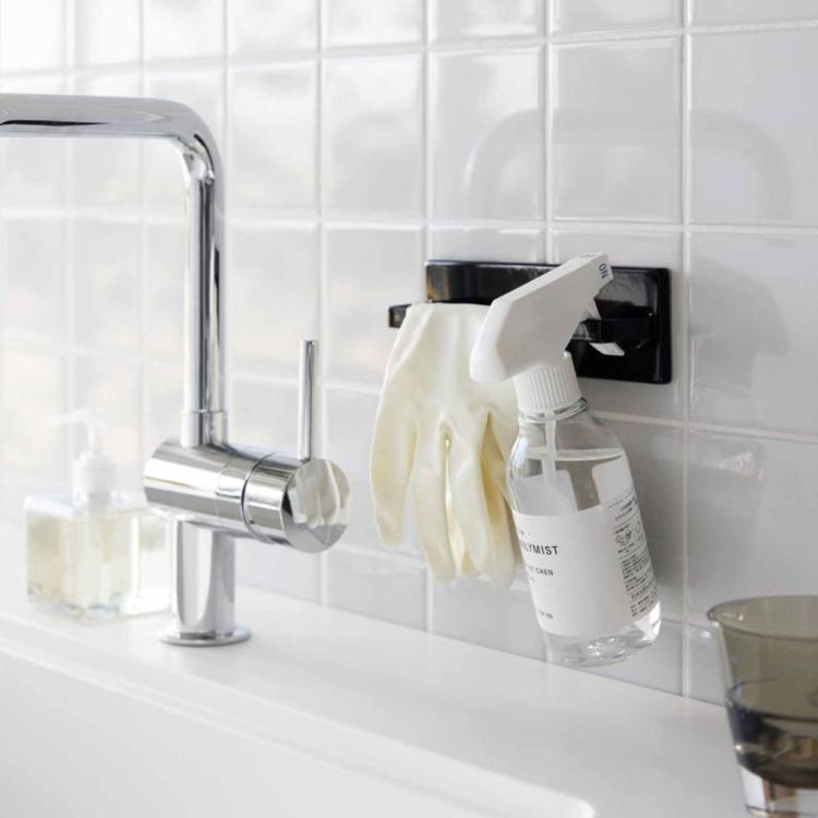 Yamazaki Handdoekhouder Film Hook Tower (Zwart) - Panache (Koksijde)