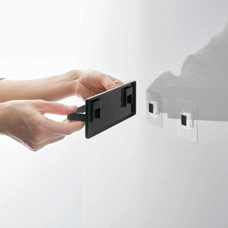 Yamazaki Handdoekhouder Film Hook Tower (Zwart) - Panache (Koksijde)