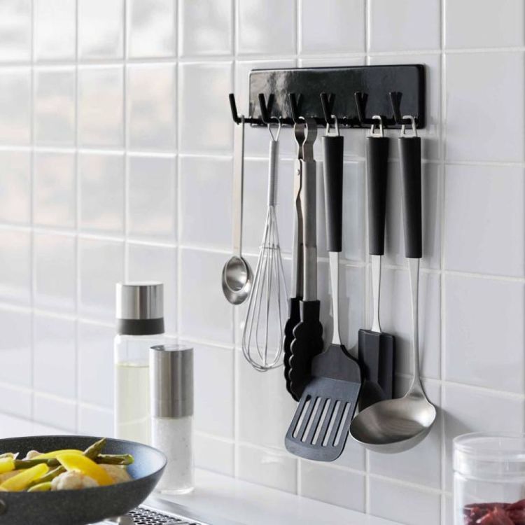 Yamazaki Keukengereedschap strip Film Hook Tower (Zwart) - Panache (Koksijde)