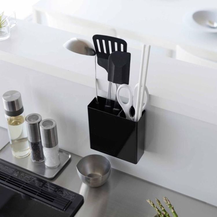 Yamazaki Keukengereedschaphouder Hook Tower (Zwart) - Panache (Koksijde)