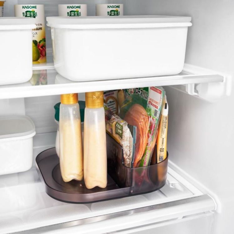 Yamazaki Opbergbakje draaibaar met vakjes smal Tower (Zwart) - Panache (Koksijde)