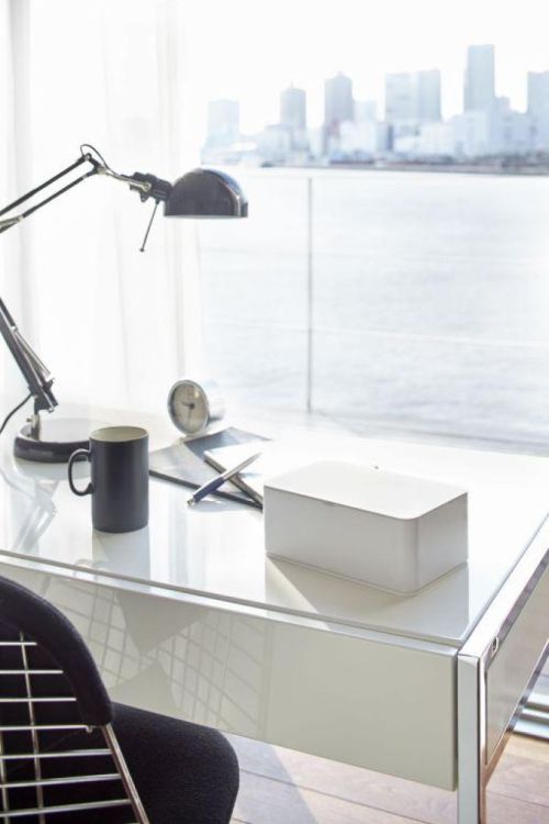 Yamazaki Opbergdoos vochtige doekjes Smart (Wit) - Panache (Koksijde)