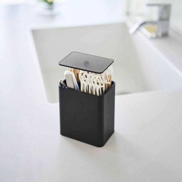 Yamazaki Organizer Push-Top Tower (Zwart) - Panache (Koksijde)