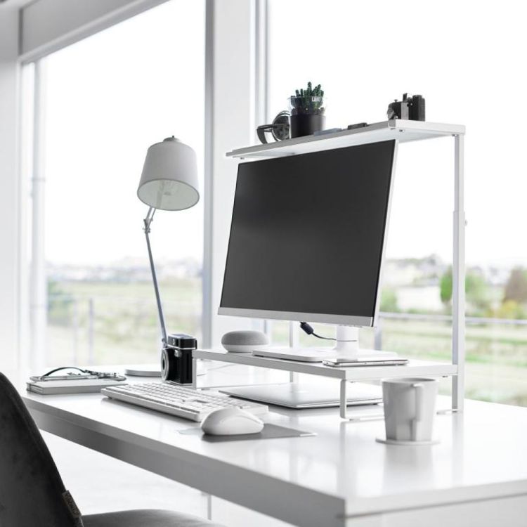 Yamazaki PC Schermstand Tower (Wit) - Panache (Koksijde)