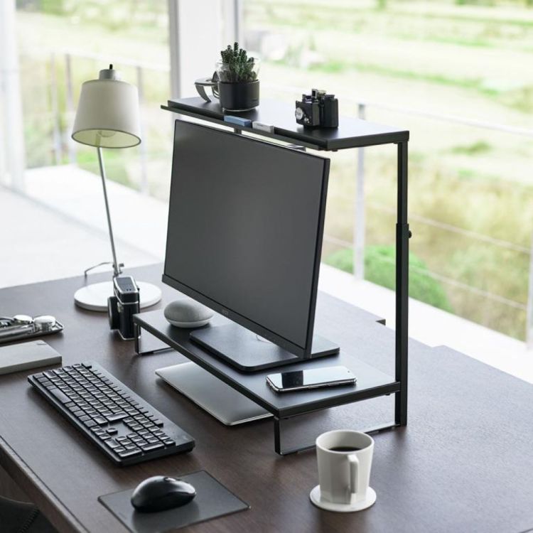 Yamazaki PC Schermstand Tower (Zwart) - Panache (Koksijde)