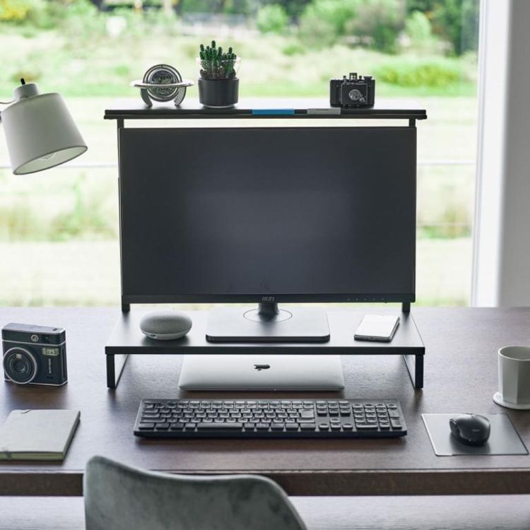 Yamazaki PC Schermstand Tower (Zwart) - Panache (Koksijde)