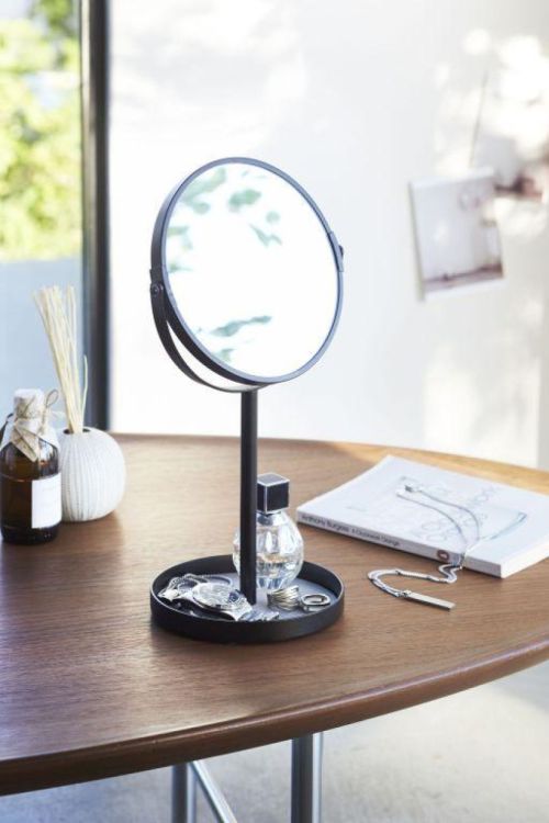 Yamazaki Sieradenstandaard met spiegel Tower (Zwart) - Panache (Koksijde)