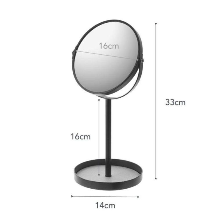 Yamazaki Sieradenstandaard met spiegel Tower (Zwart) - Panache (Koksijde)