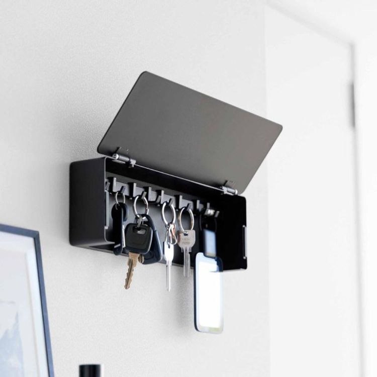 Yamazaki Sleutelkast breed Tower (Zwart) - Panache (Koksijde)