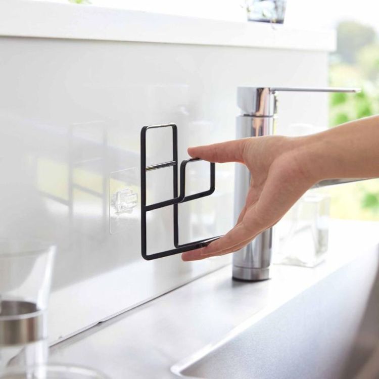 Yamazaki Sponshouder dubbel Film Hook Tower (Zwart) - Panache (Koksijde)