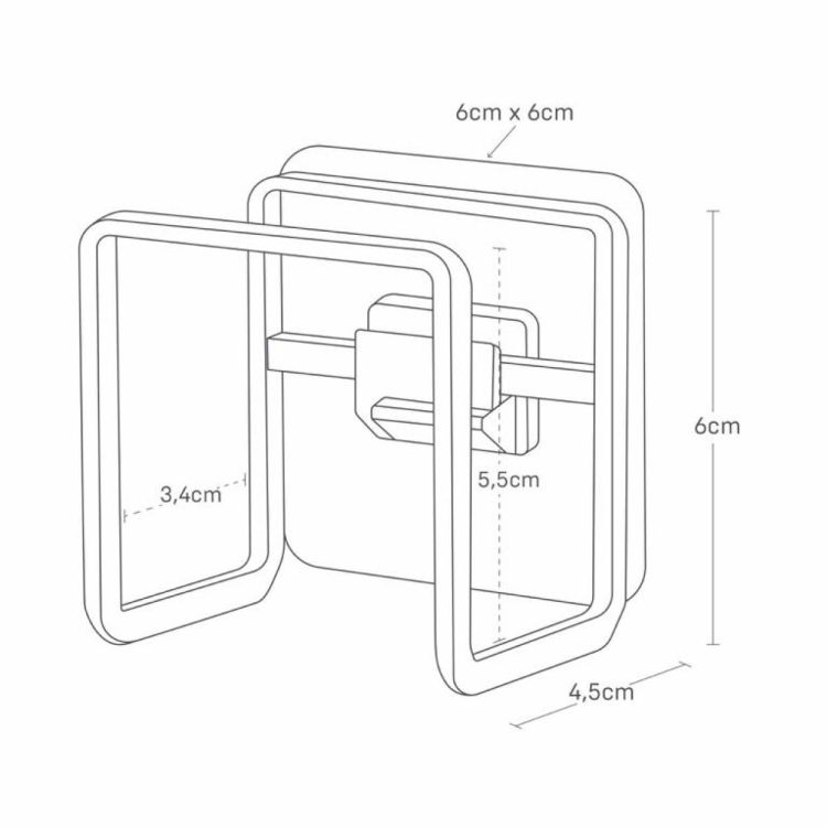 Yamazaki Sponshouder Film Hook Tower (Zwart) - Panache (Koksijde)