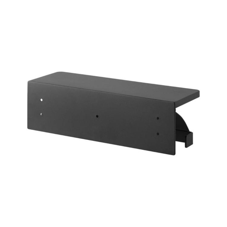 Yamazaki Toiletrol- en handdoekhouder Tower wandmodel (Zwart) - Panache (Koksijde)