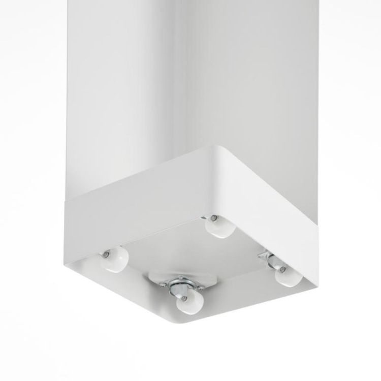 Yamazaki Porte-papier toilette Tower étroit sur roulettes (Wit) - Panache (Koksijde)