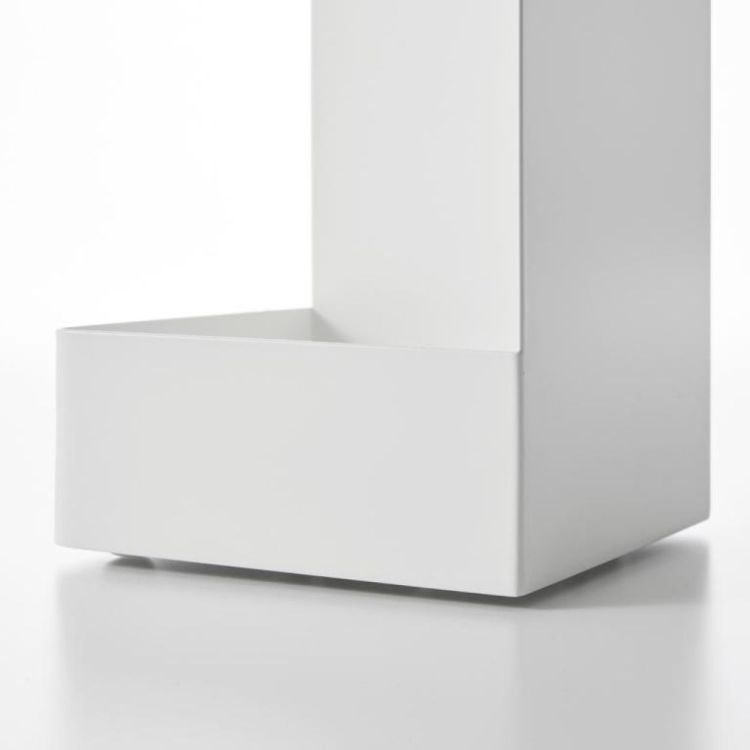 Yamazaki Porte-papier toilette Tower étroit sur roulettes (Wit) - Panache (Koksijde)