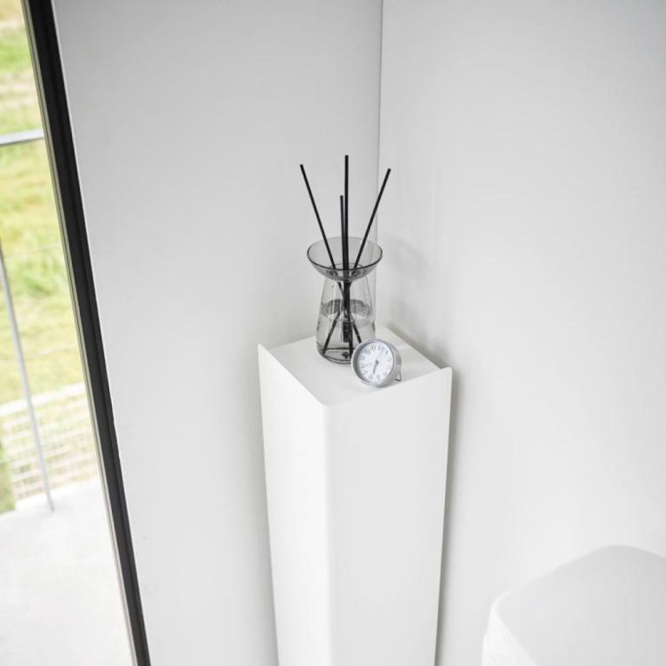 Yamazaki Porte-papier toilette Tower étroit sur roulettes (Wit) - Panache (Koksijde)