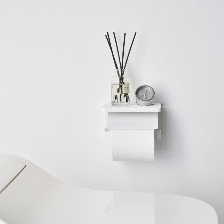 Yamazaki Toiletrolhouder Tower wandmodel (Wit) - Panache (Koksijde)