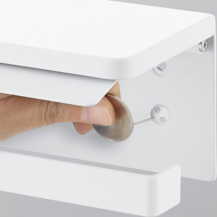 Yamazaki Toiletrolhouder Tower wandmodel (Wit) - Panache (Koksijde)