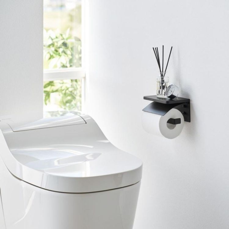 Yamazaki Toiletrolhouder Tower wandmodel (Zwart) - Panache (Koksijde)