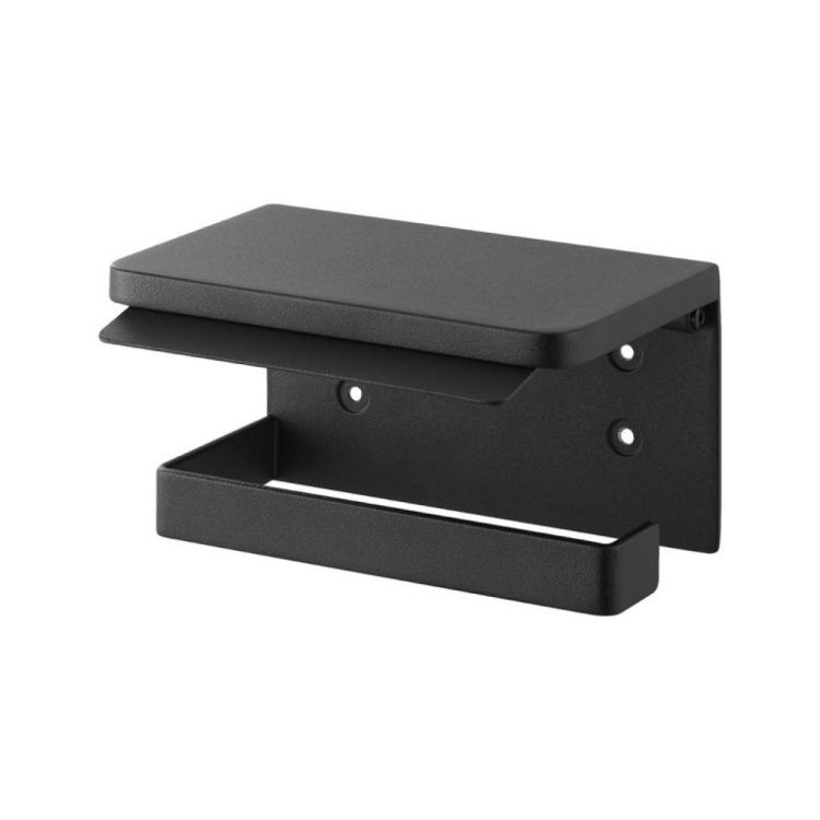 Yamazaki Toiletrolhouder Tower wandmodel (Zwart) - Panache (Koksijde)