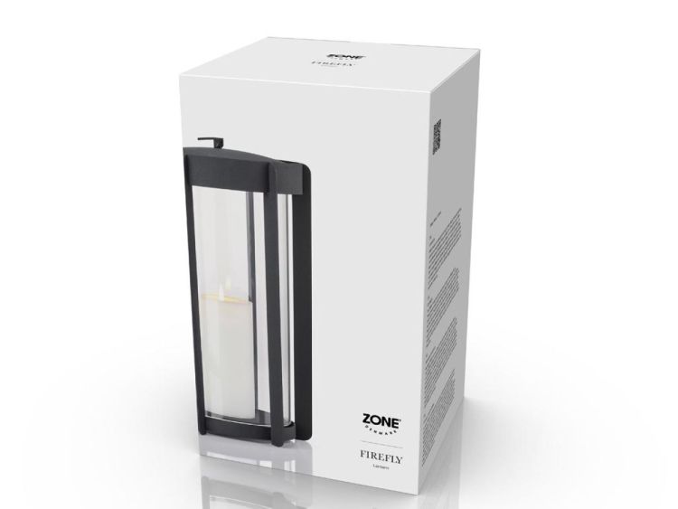 Zone Denmark Lantaarn Firefly 35cm (Black) - Panache (Koksijde)